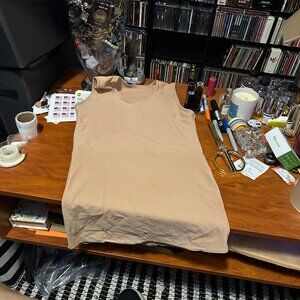 G2CB Beige Large Binder Sleeveless Shirt Style Great Shape Trans Affirming Gear